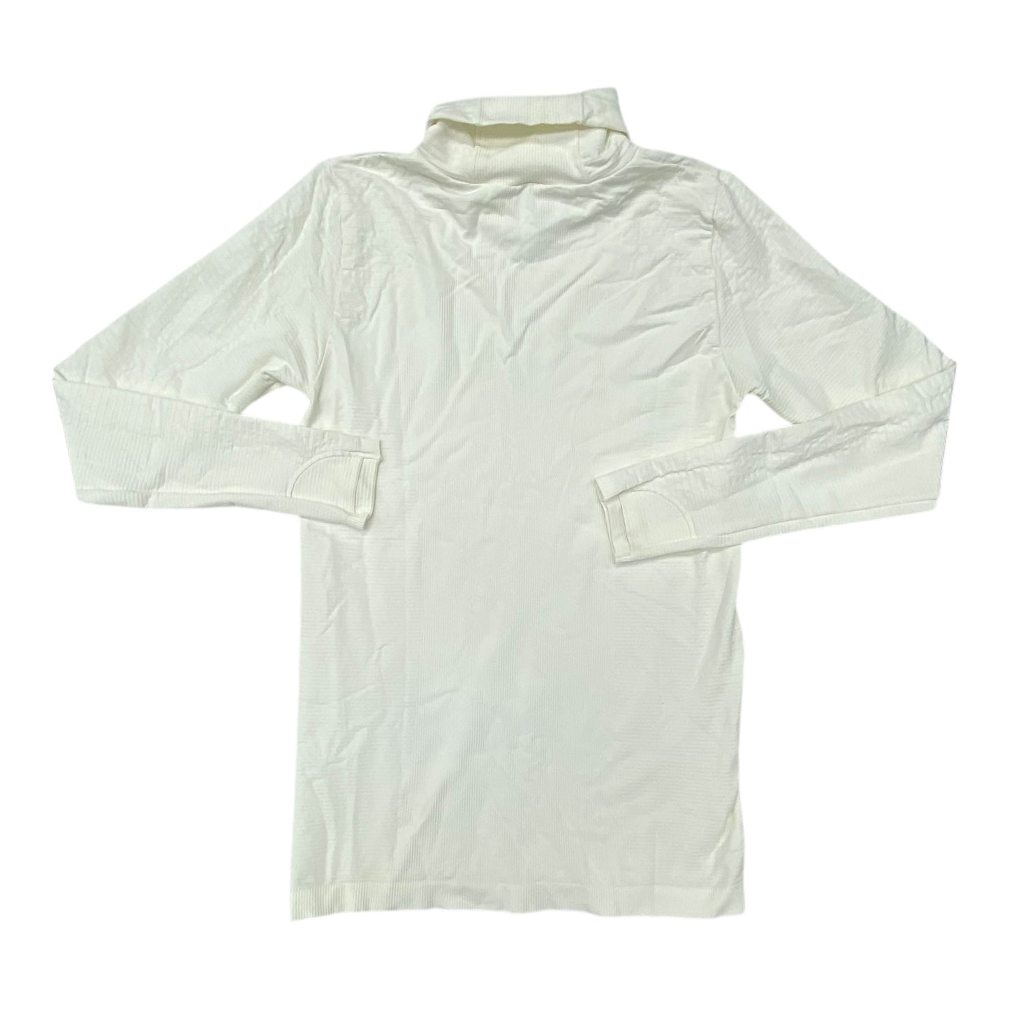 Athletic Top Ls Collar By Athleta In White, Size:L