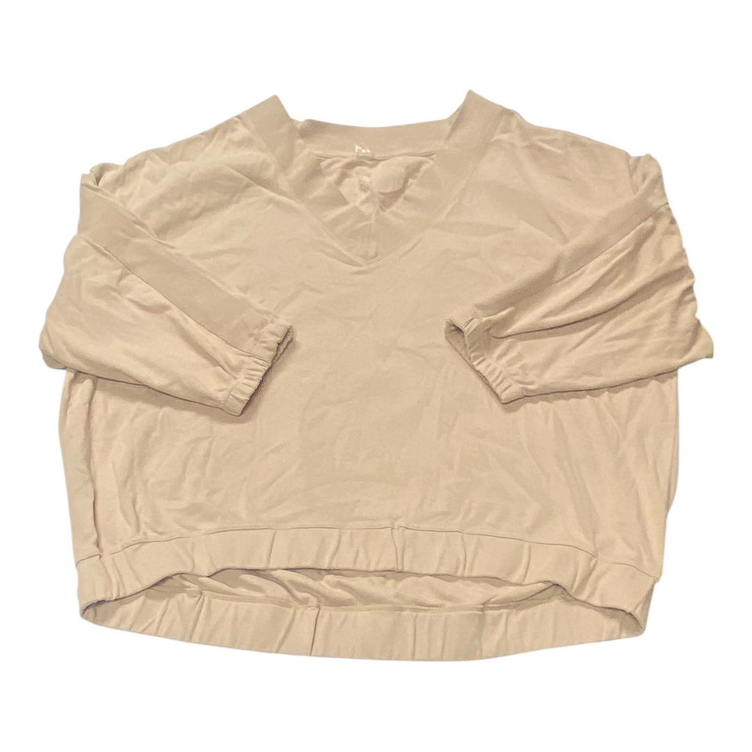 Sweatshirt Crewneck By Free People In Tan, Size:M