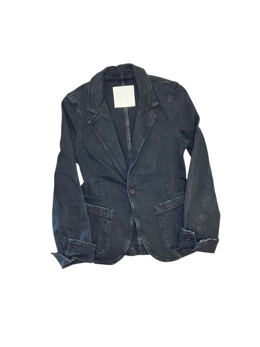 Jacket Denim By Mother In Grey Denim, Size:Xs