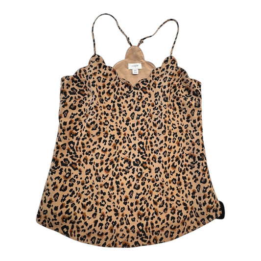 Top Sleeveless By J. Crew In Animal Print, Size:Xxs