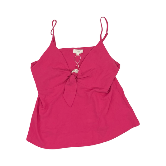 Blouse Sleeveless By Oddi In Pink, Size:L
