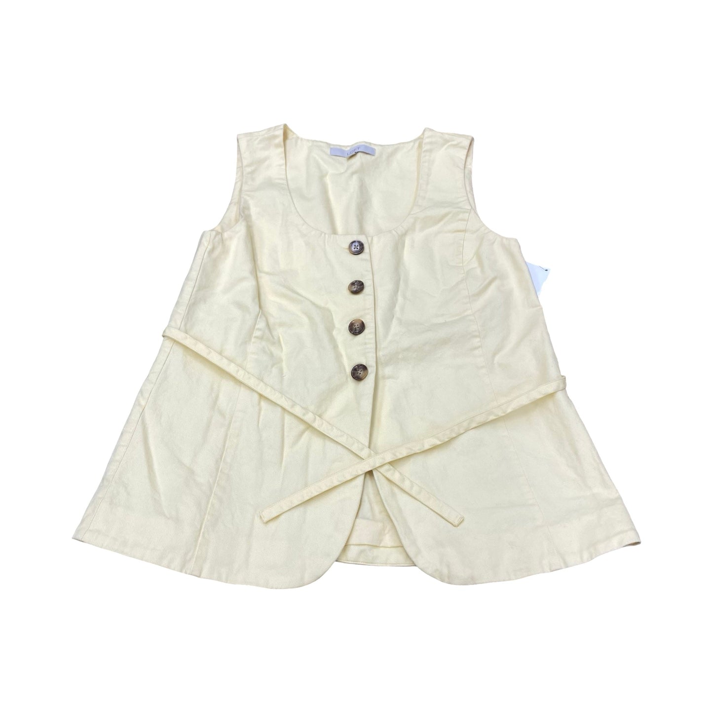 Vest Other By Loft In Yellow, Size:M