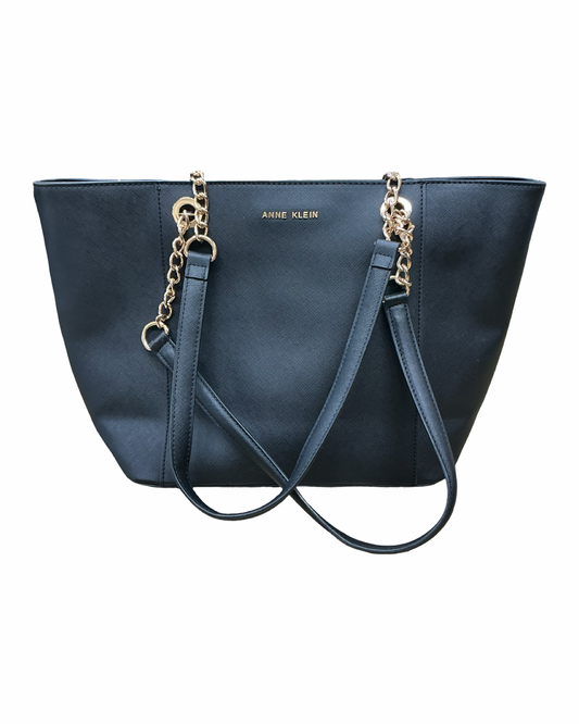 Handbag By Anne Klein In Black, Size:Medium