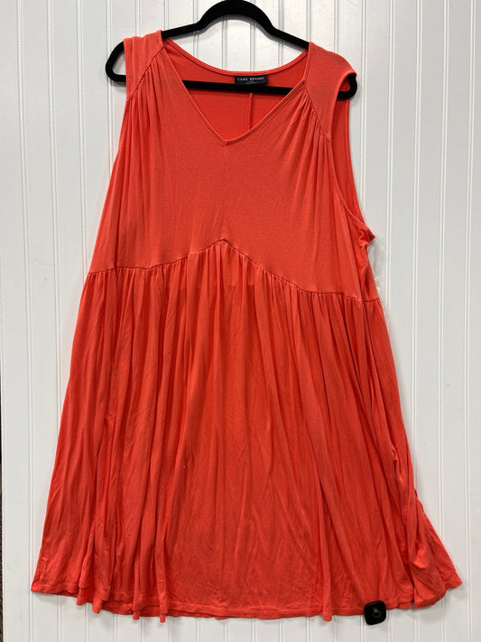 Dress Casual Midi By Lane Bryant In Peach, Size:2X