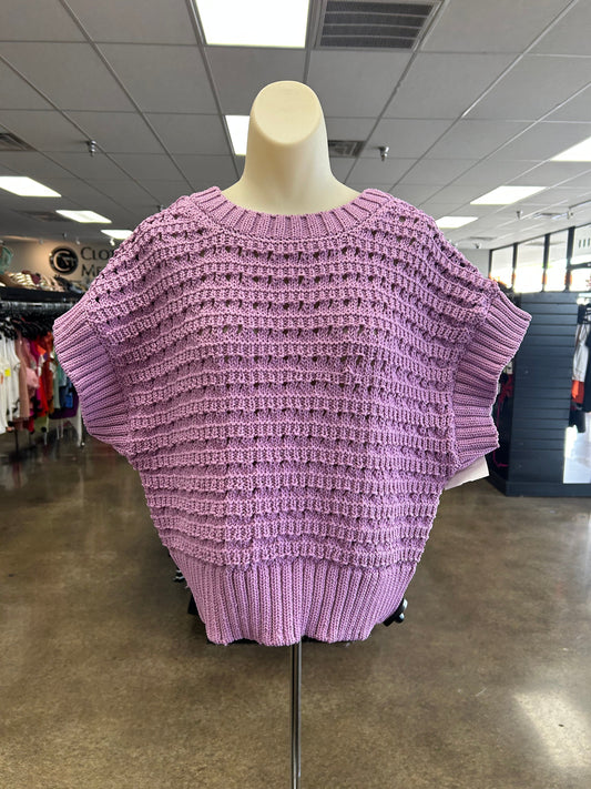 Sweater Ss By Varley In Purple, Size:S