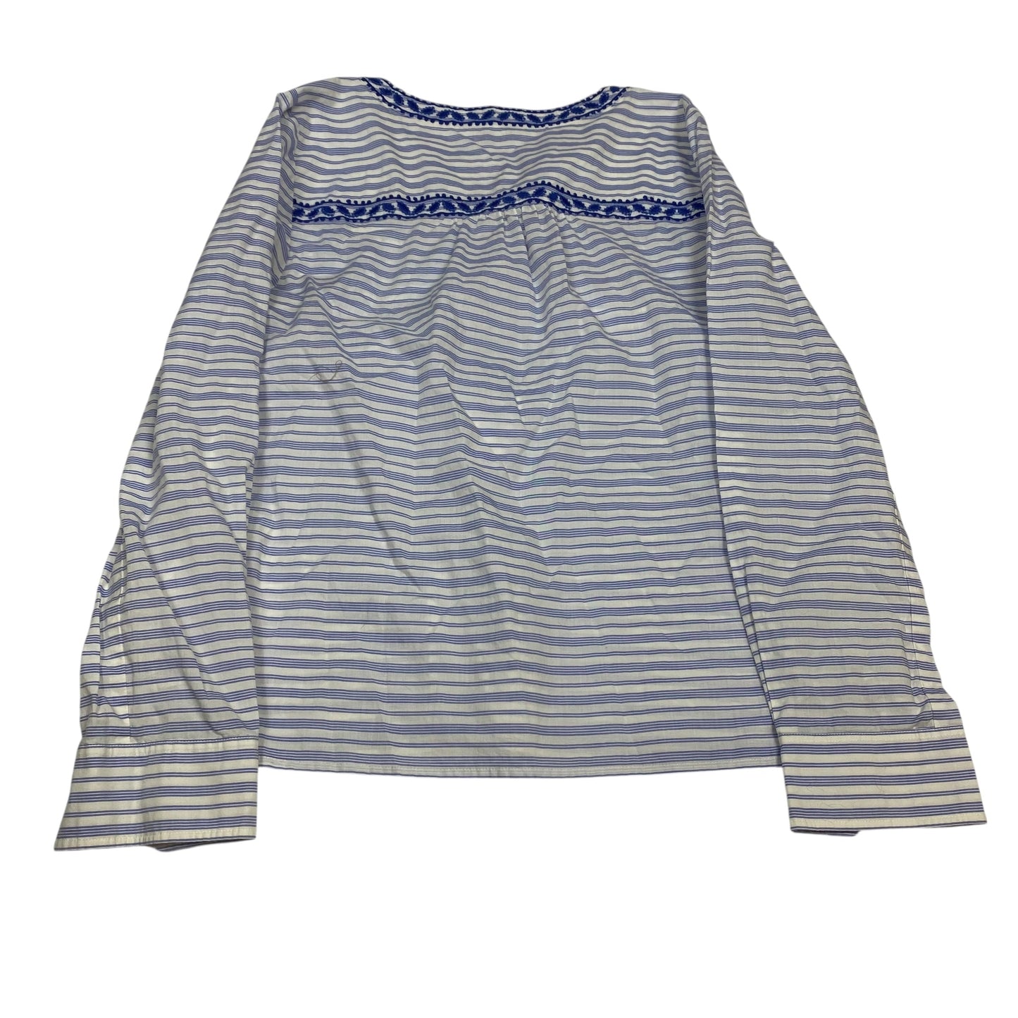 Top Ls Designer By Vineyard Vines In Blue & White, Size:S