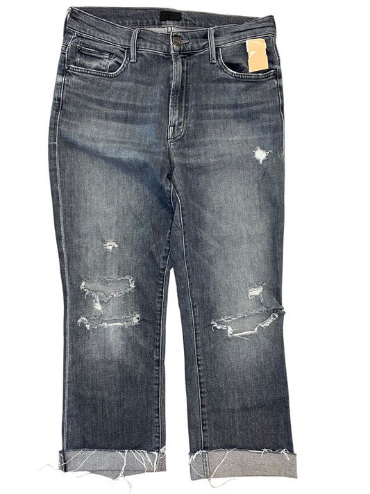 Jeans Cropped By Mother In Grey, Size:8