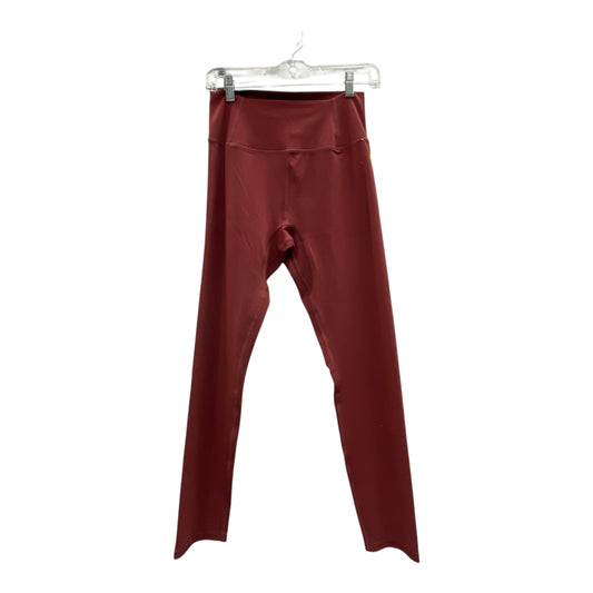 Athletic Leggings By Free People In Maroon, Size:M