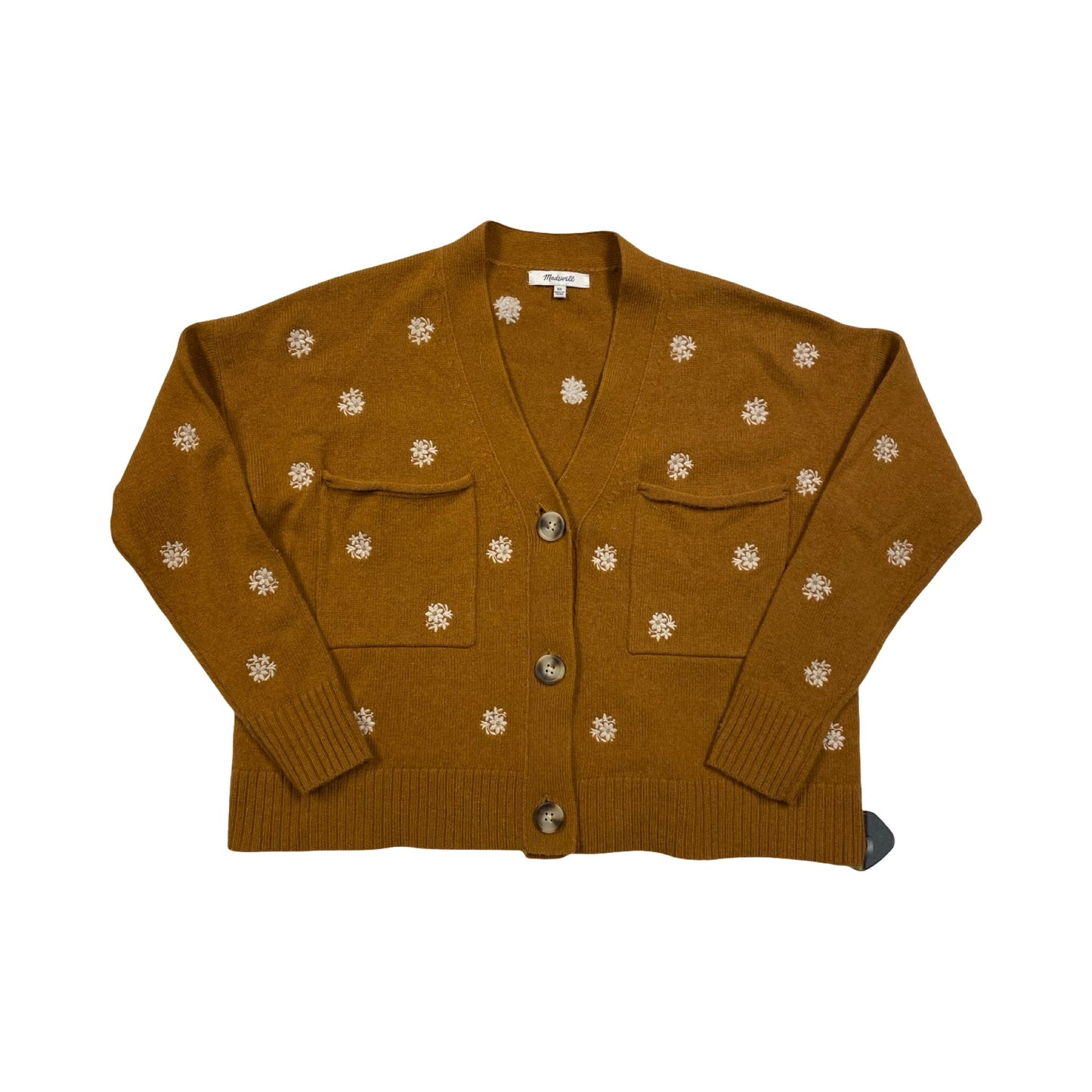 Sweater Cardigan By Madewell In Brown, Size:Xs