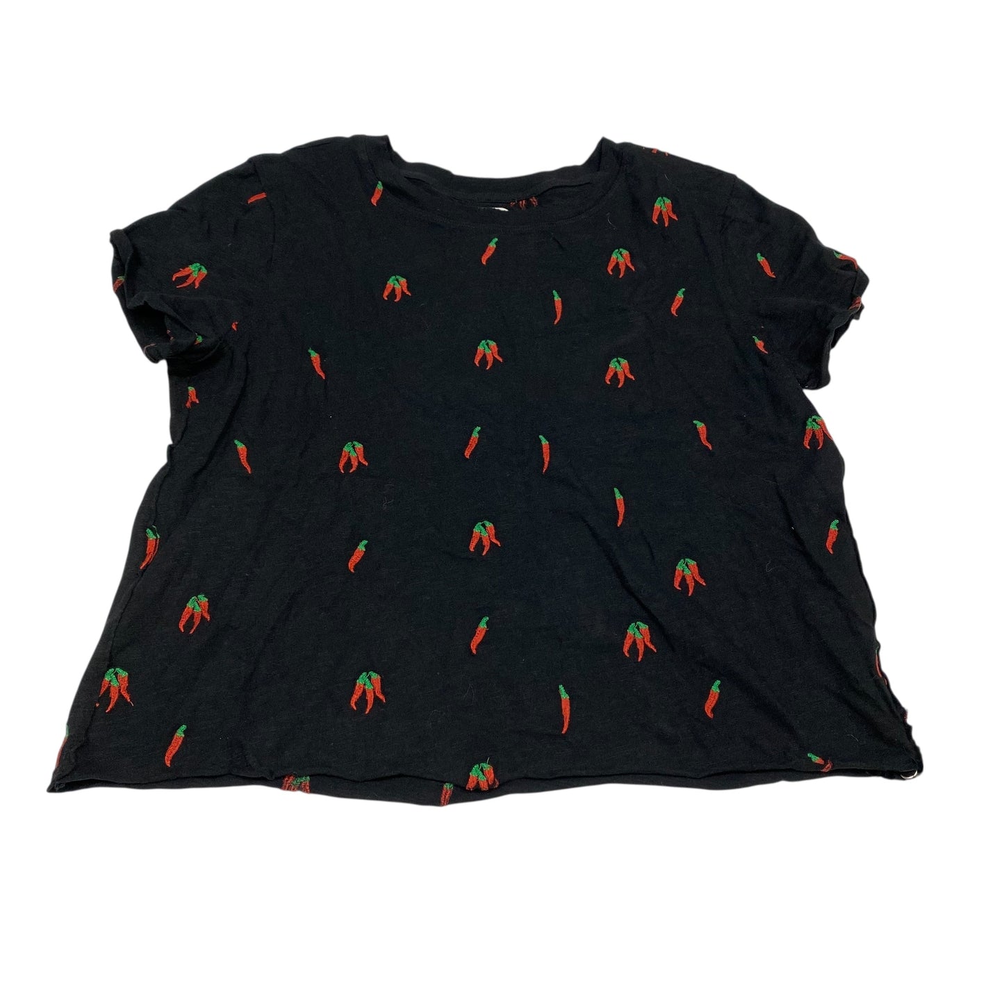 Top Ss By Maeve In Black & Red, Size:M