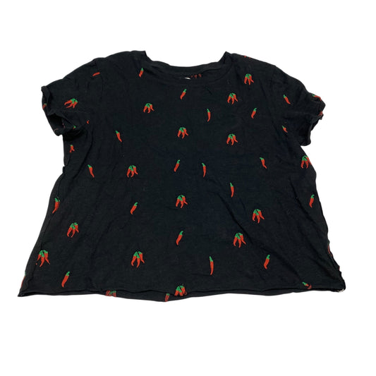 Top Ss By Maeve In Black & Red, Size:M