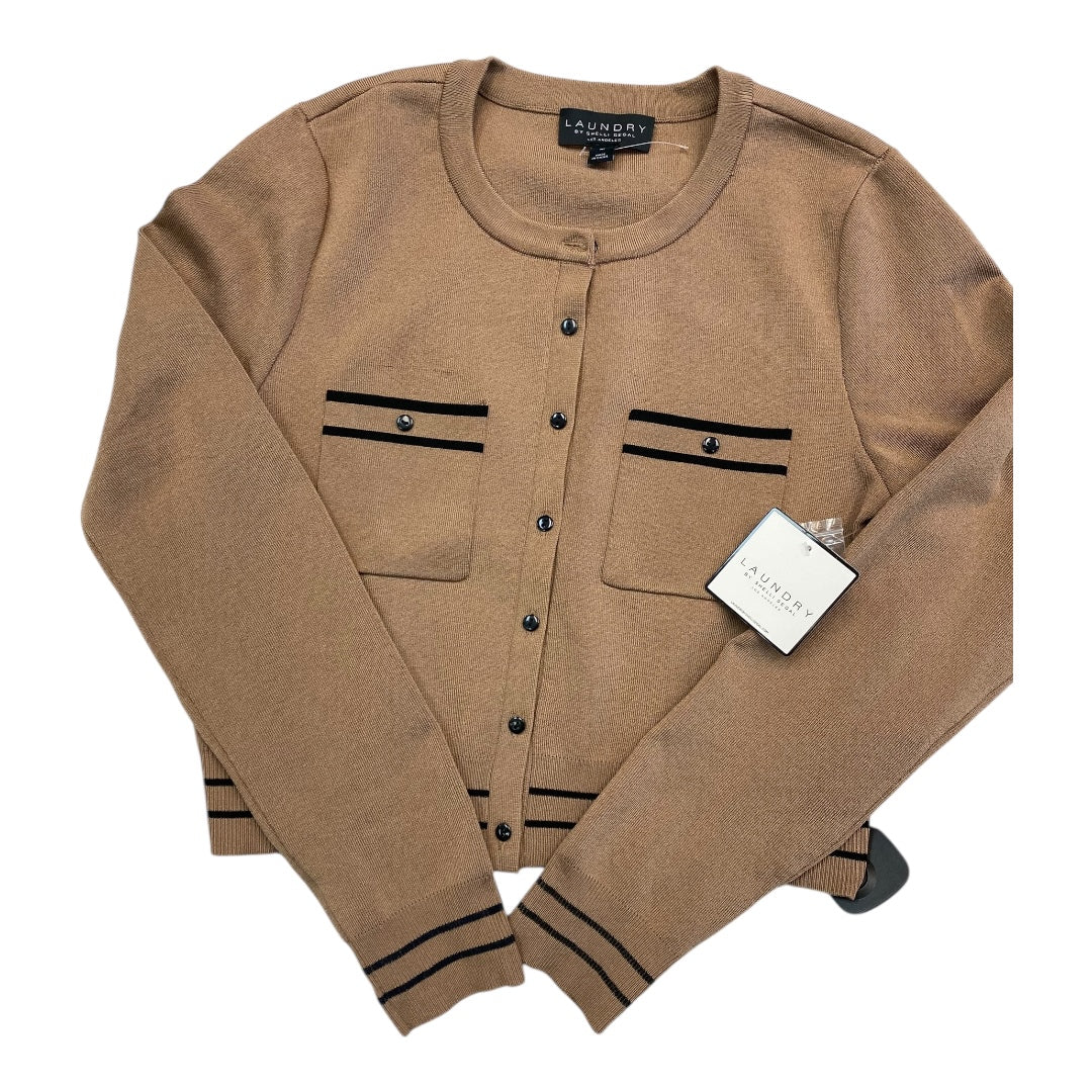 Sweater Cardigan By Cmc In Black & Brown, Size:M