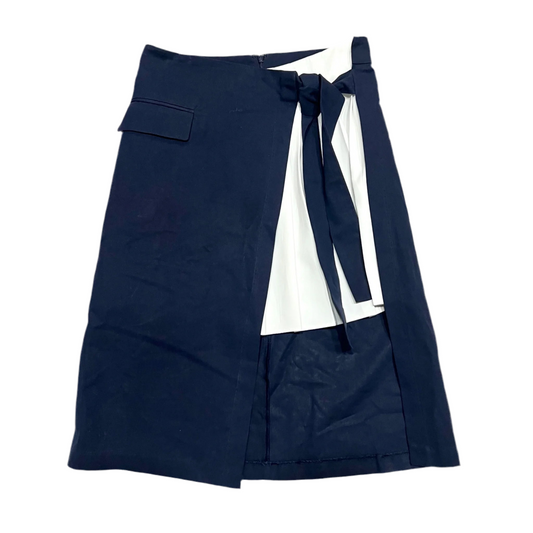 Skirt Midi By Mare Mare In Blue & White, Size: Xs