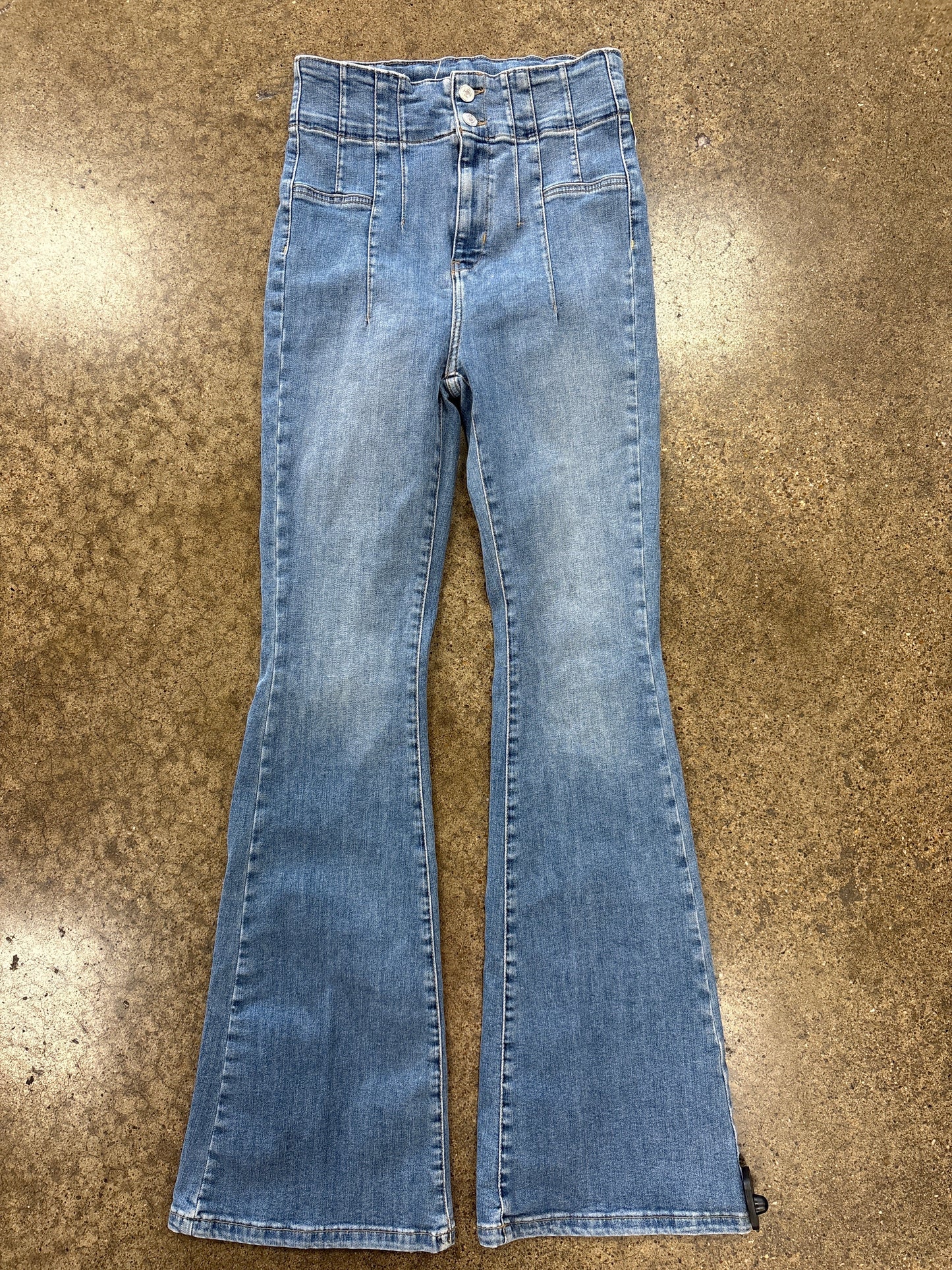 Jeans Flared By We The Free In Blue Denim, Size:6
