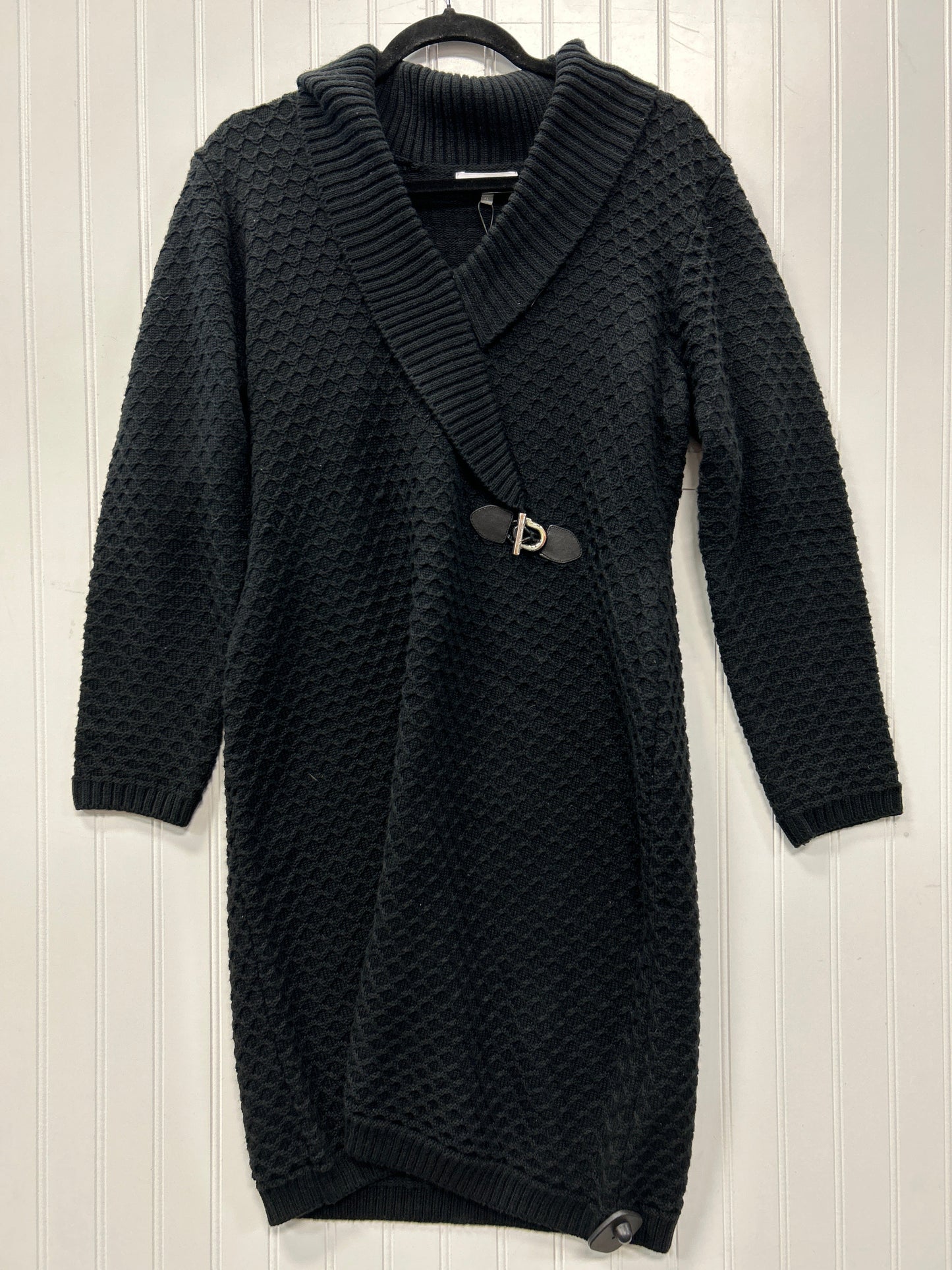 Dress Sweater By Calvin Klein In Black, Size:Xl