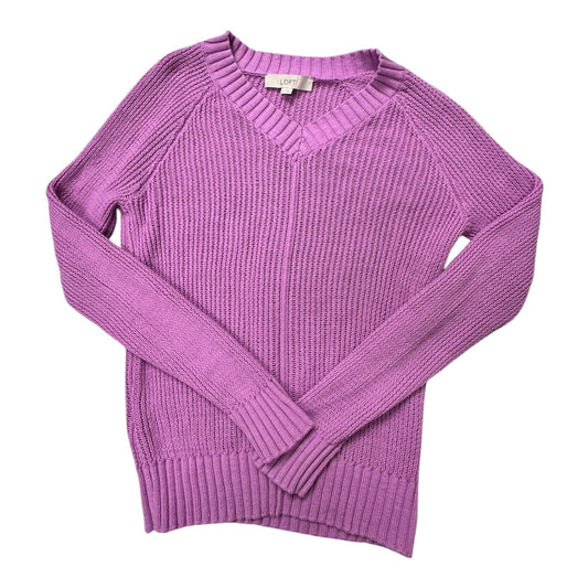 Sweater By Loft In Purple, Size:S