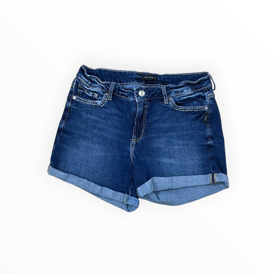 Shorts By Silver In Blue Denim, Size:12