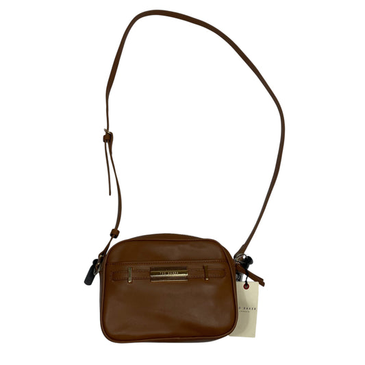 Crossbody Designer By Ted Baker In Brown, Size:Medium