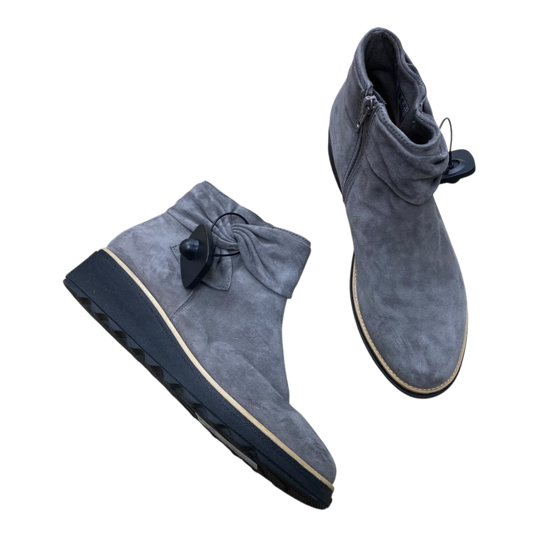 Boots Ankle Flats By Clarks In Grey, Size:8.5