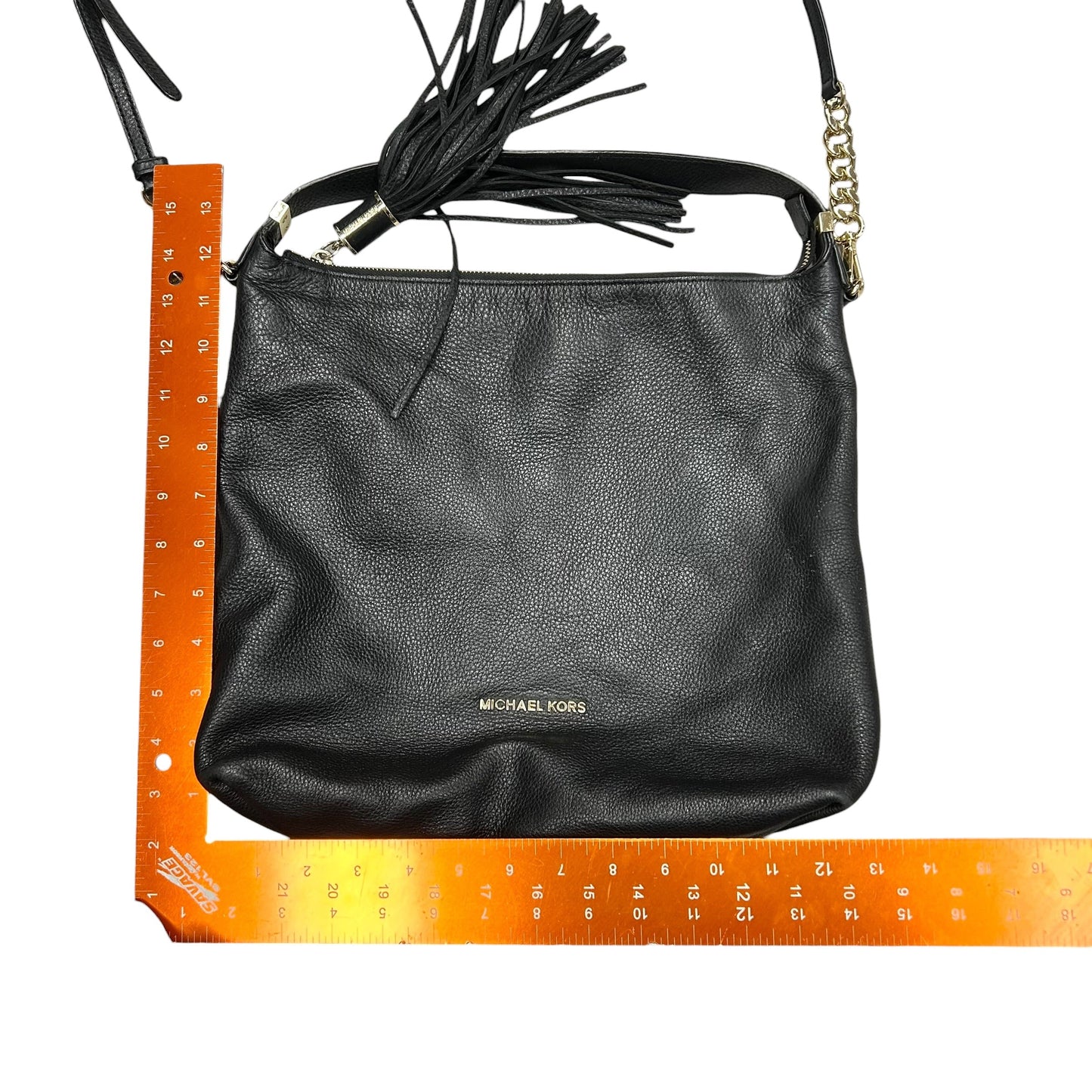 Crossbody Leather By Michael By Michael Kors, Size: Large