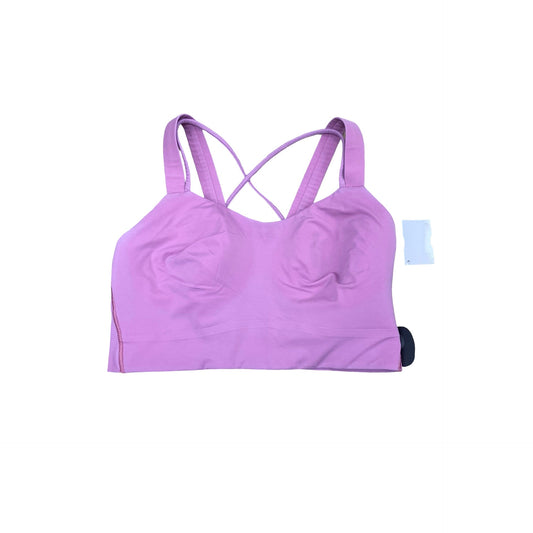 Athletic Bra By Lululemon In Pink, Size:M