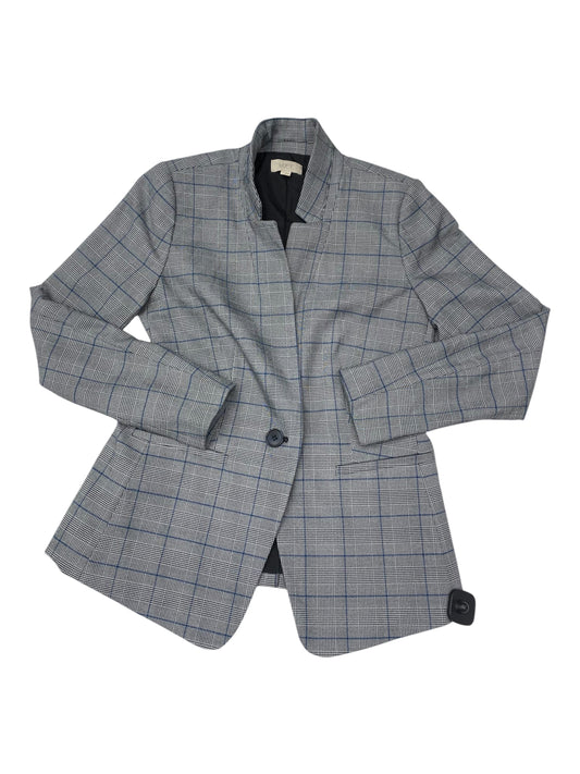 Blazer By Loft In Plaid Pattern, Size:4
