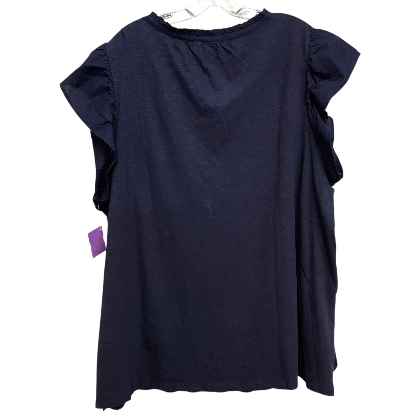 Top Sleeveless By Lane Bryant In Navy, Size:3X