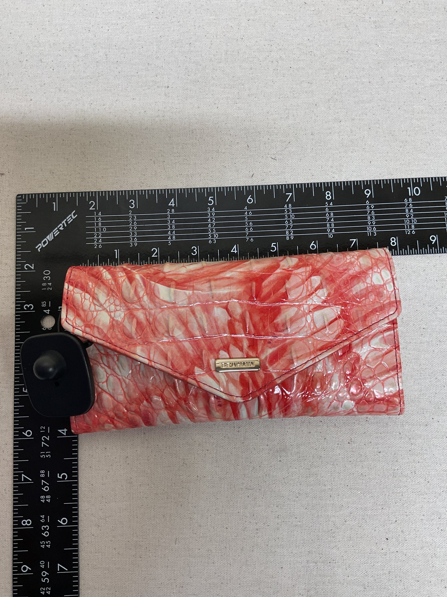 Wallet Designer By Brahmin In Orange, Size:Large