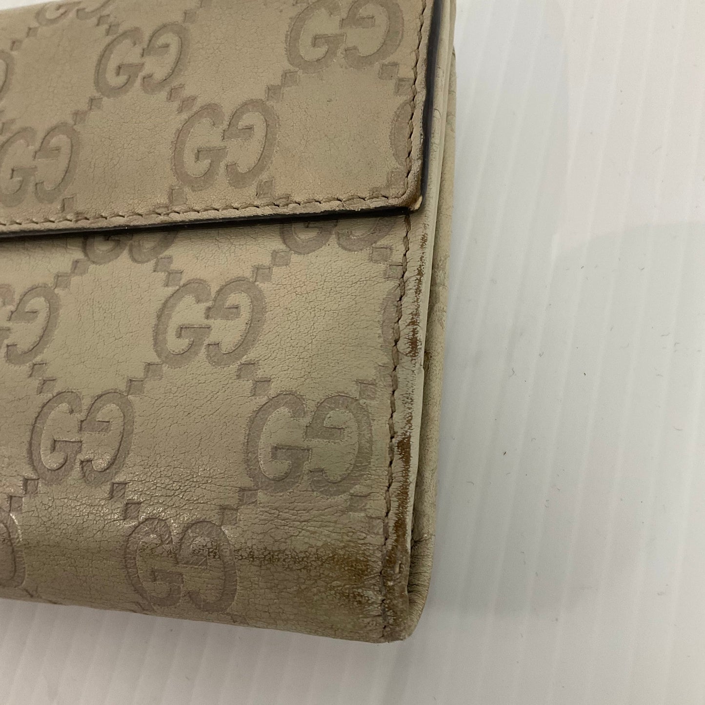 Wallet Luxury Designer By Gucci, Size: Large
