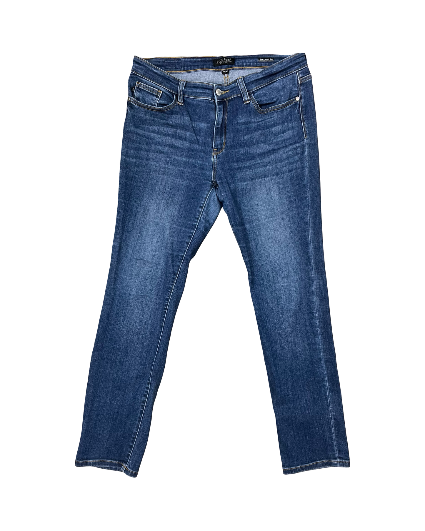 Jeans Skinny By Judy Blue In Blue Denim, Size:12