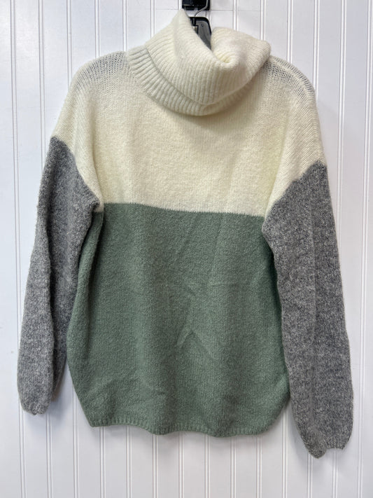 Sweater By Dreamers In Cream & Green, Size:L