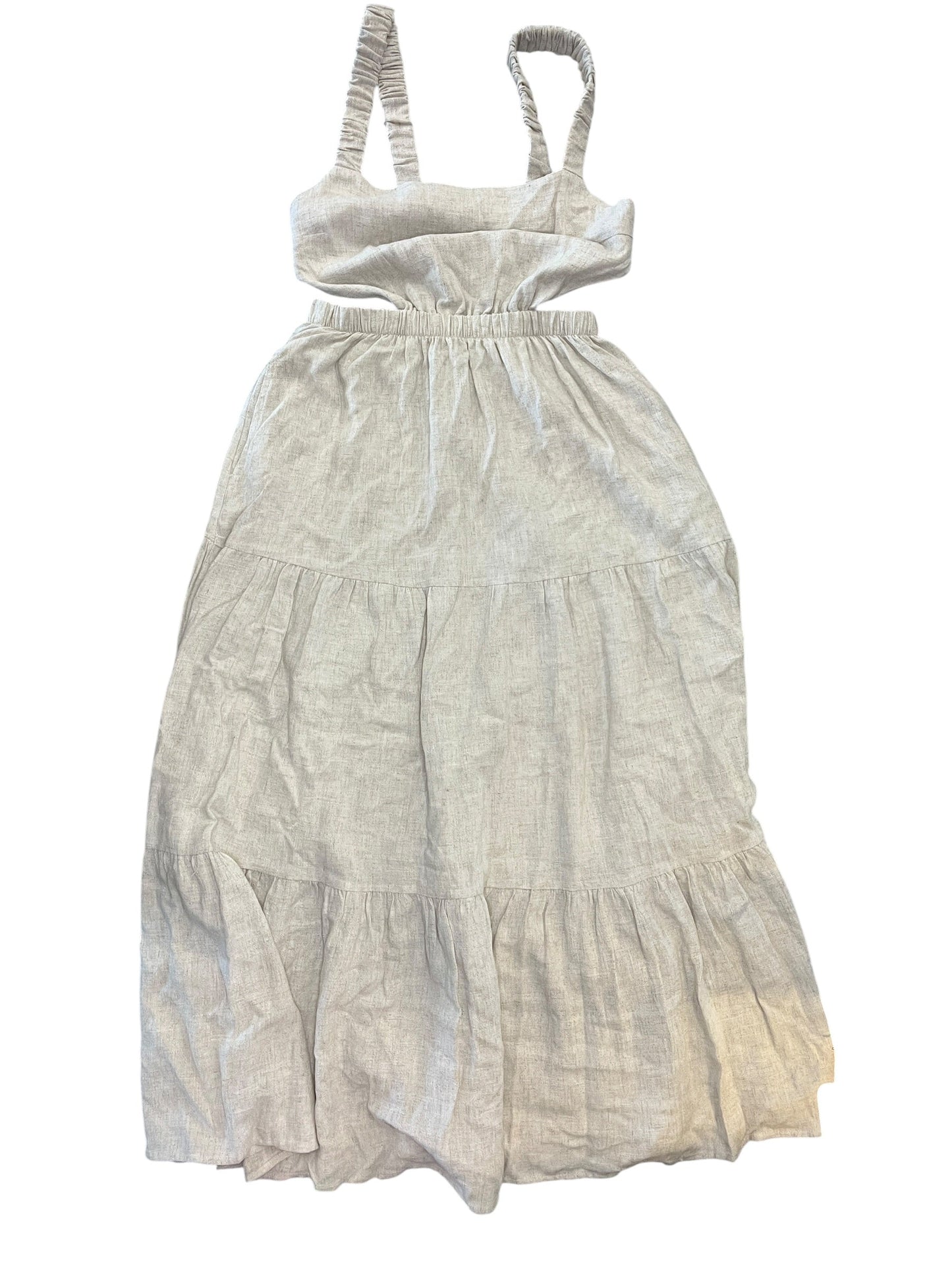 Dress Casual Midi By By Together In Cream, Size:S