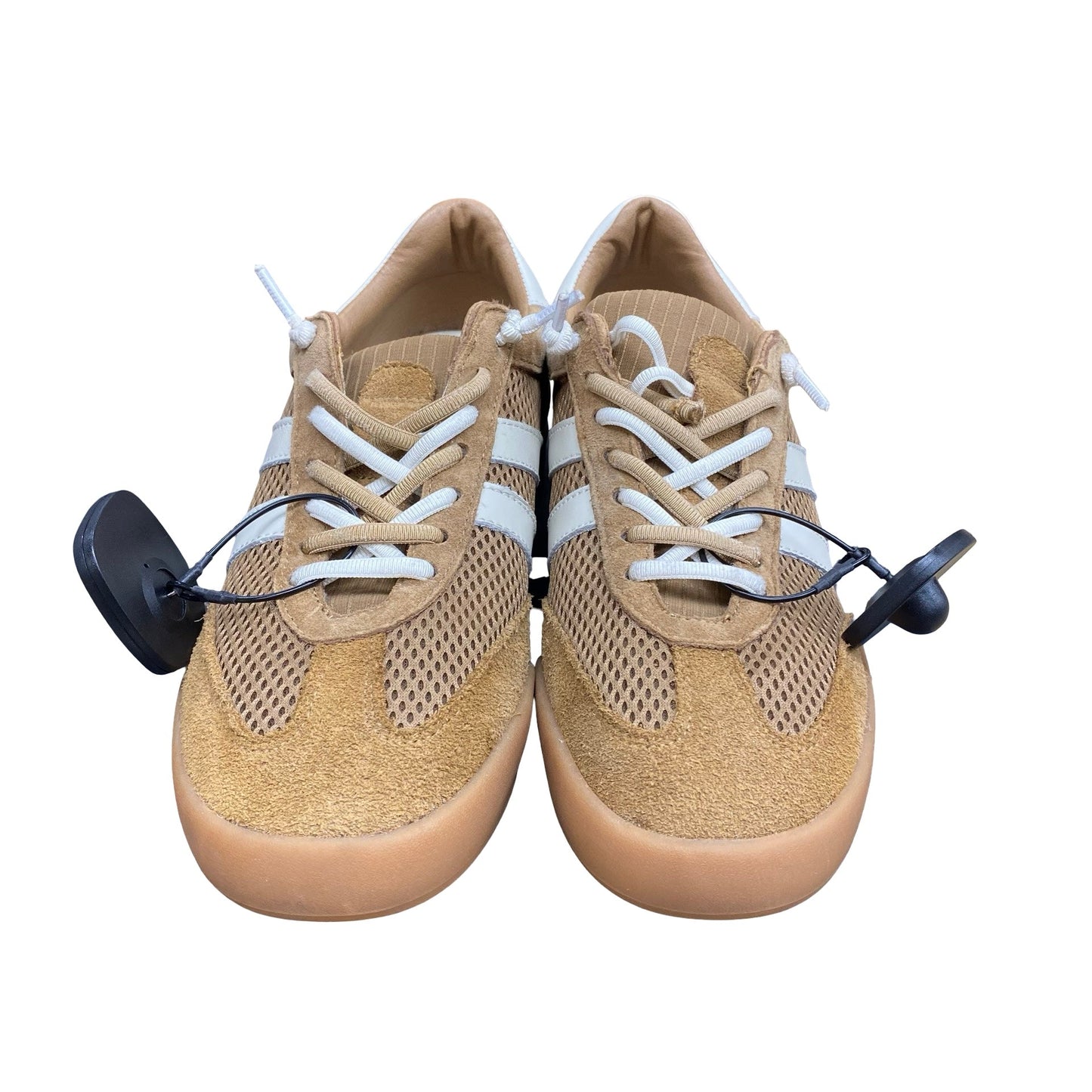 Shoes Sneakers By Steve Madden In Brown & White, Size:9.5