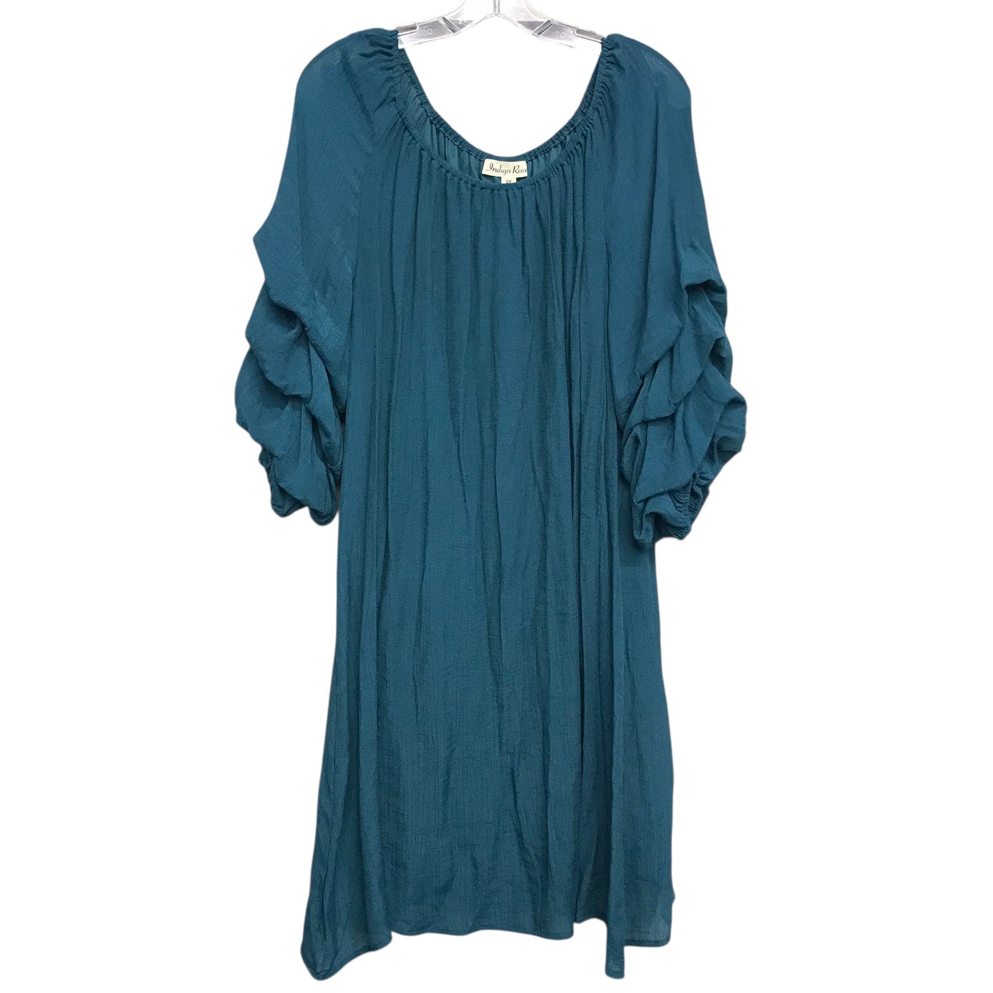 Dress Casual Midi By Indigo Rose In Green, Size:2X