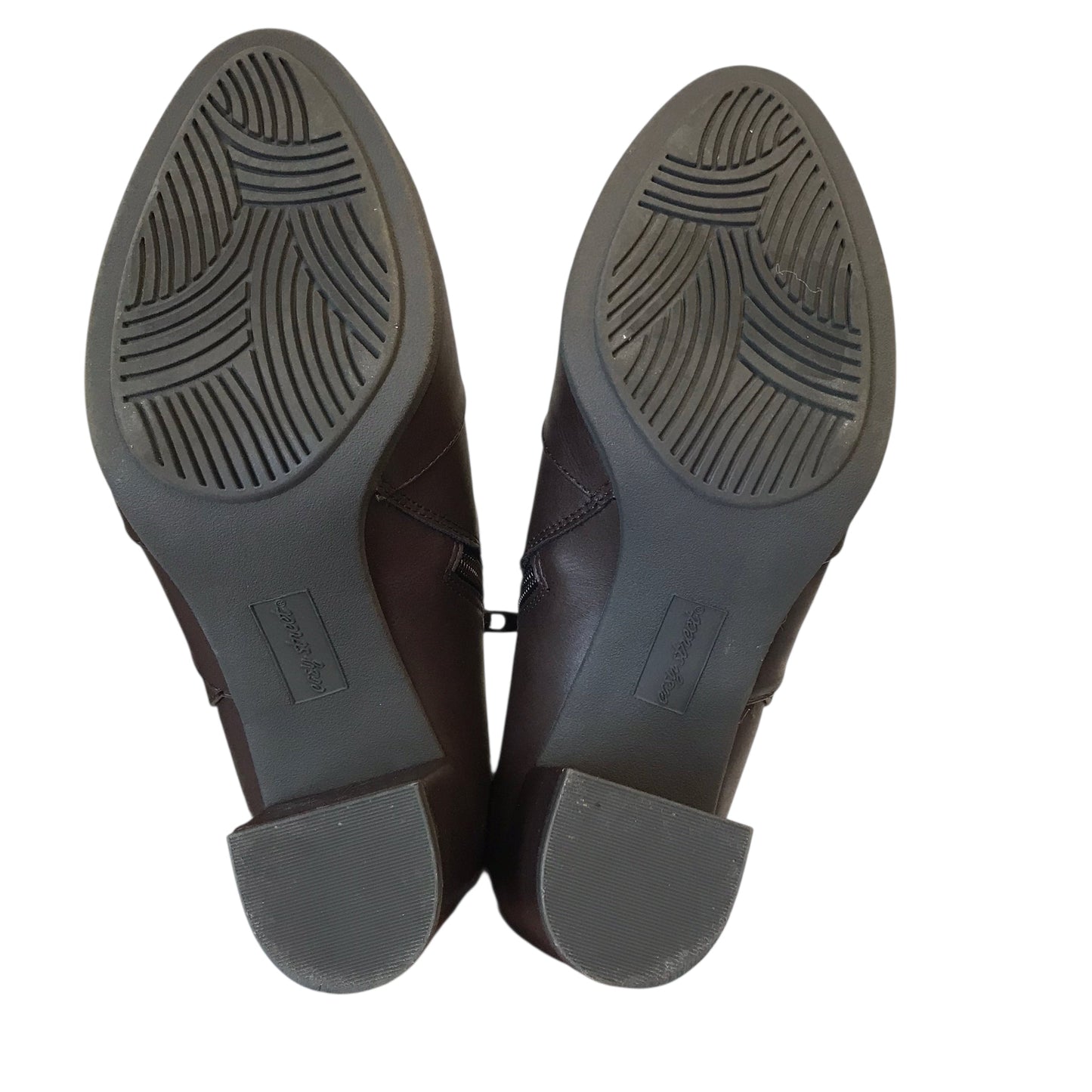 Boots Ankle Heels By Easy Street In Brown, Size:9