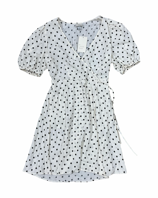 Dress Casual Midi By A New Day In Black & Cream, Size:Xs