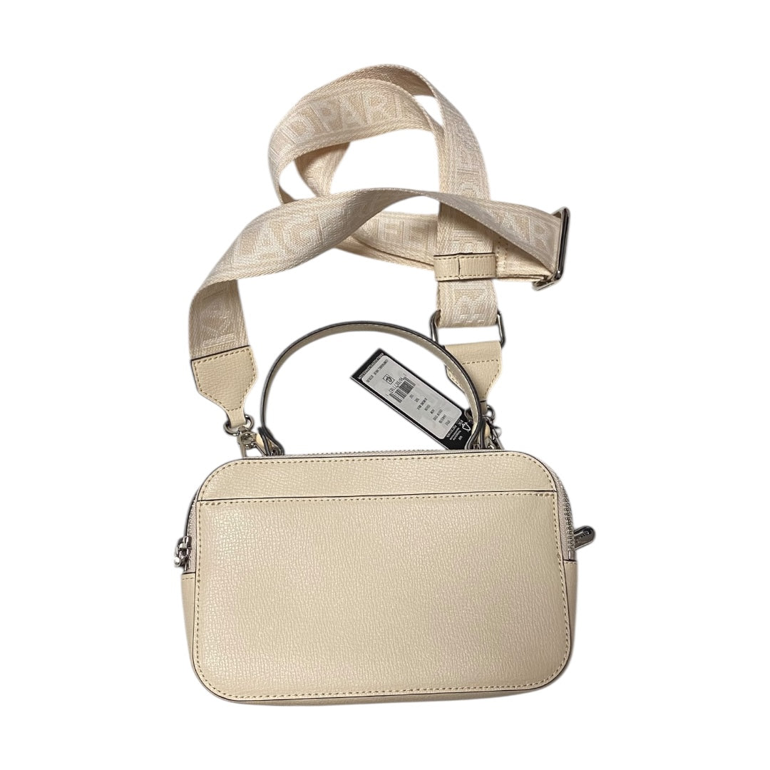 Handbag Designer By Karl Lagerfeld In Cream, Size:Small