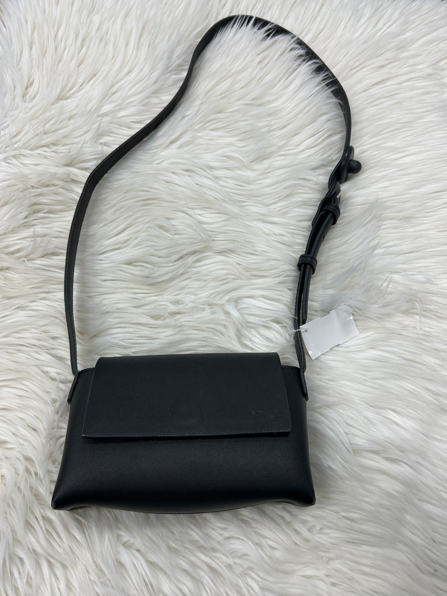 Crossbody Leather By Mng In Black, Size:Small