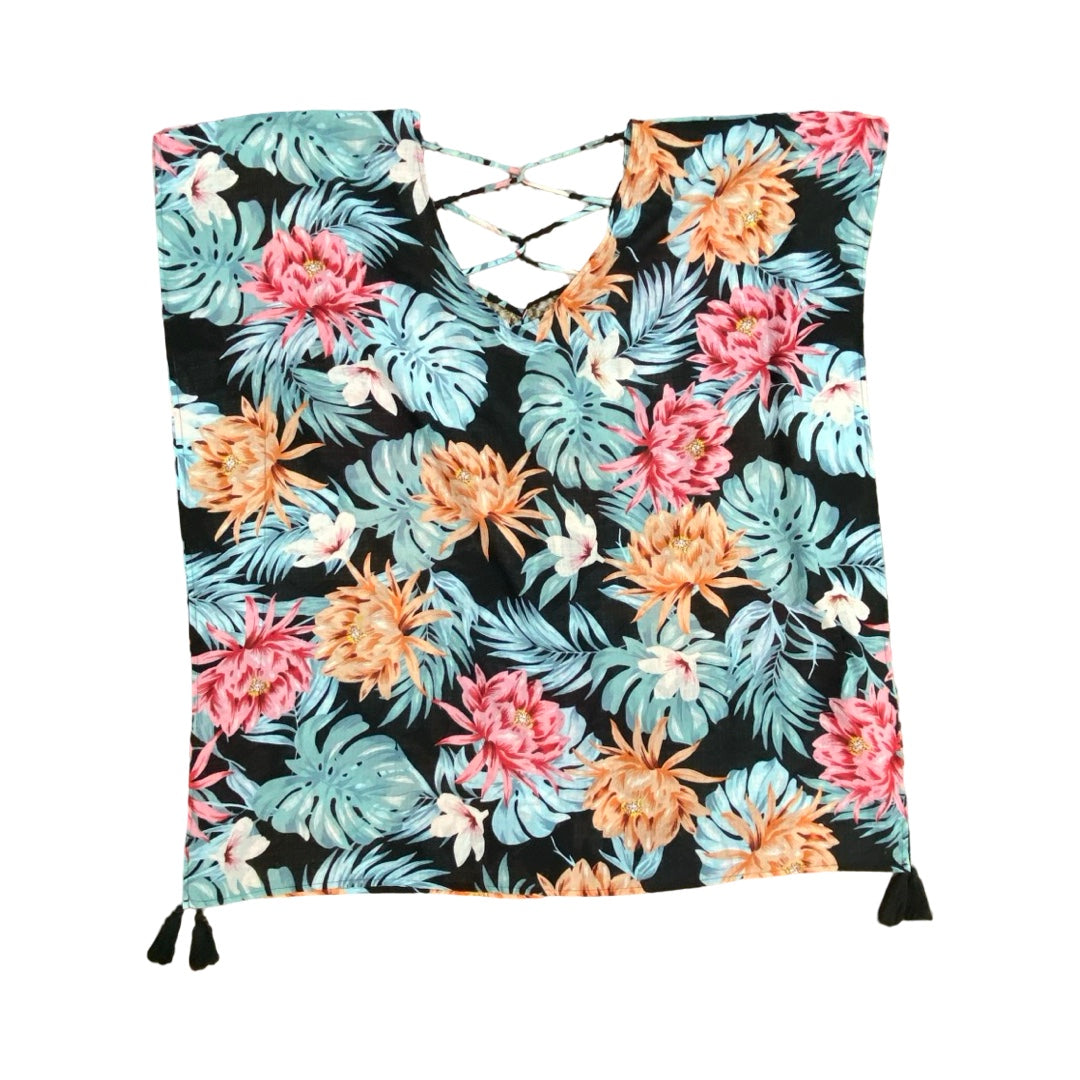 Swimwear Cover-Up By Kona Sol In Multi, Size:Xl