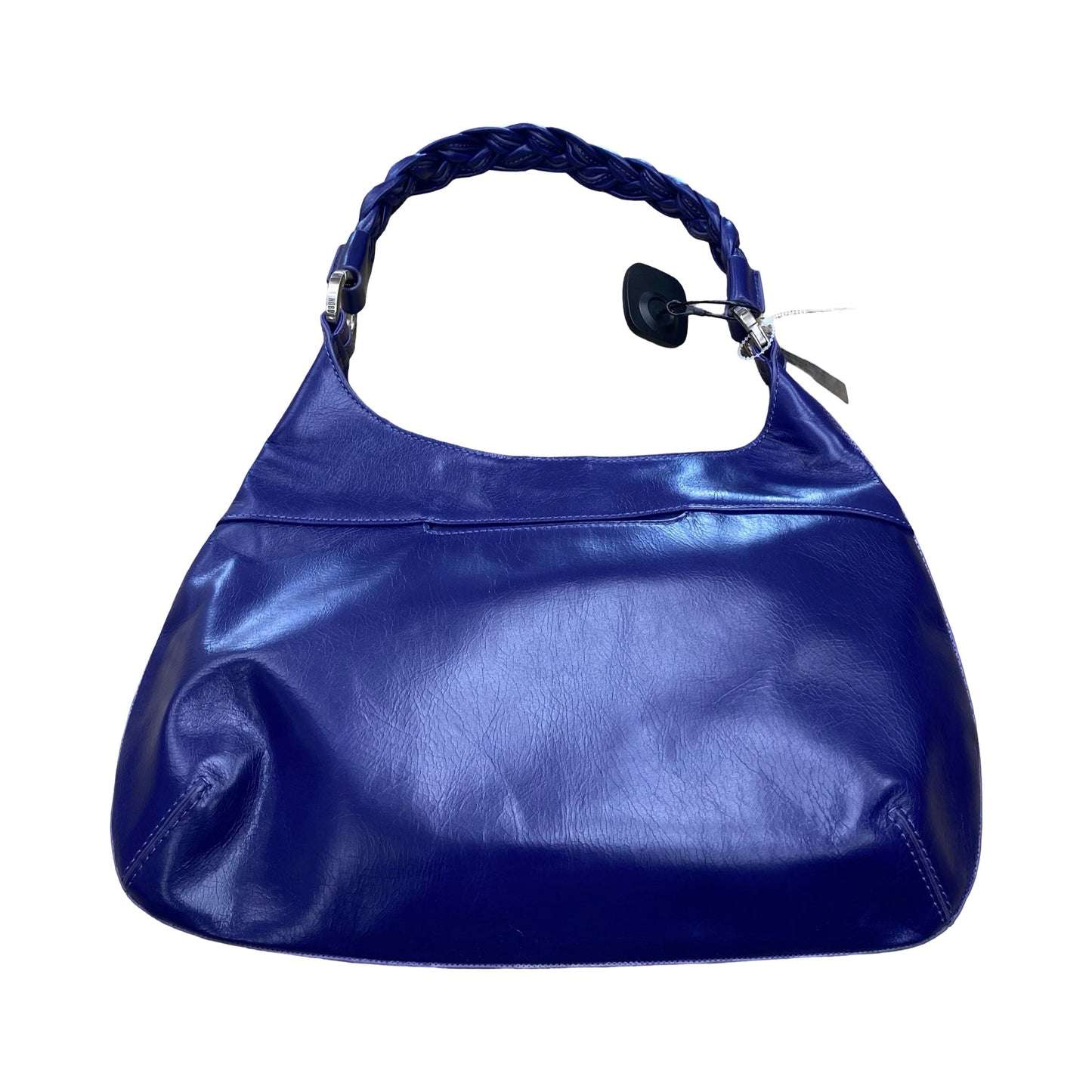Handbag Leather By Hobo Madison In Blue, Size:Medium (13”x9”)