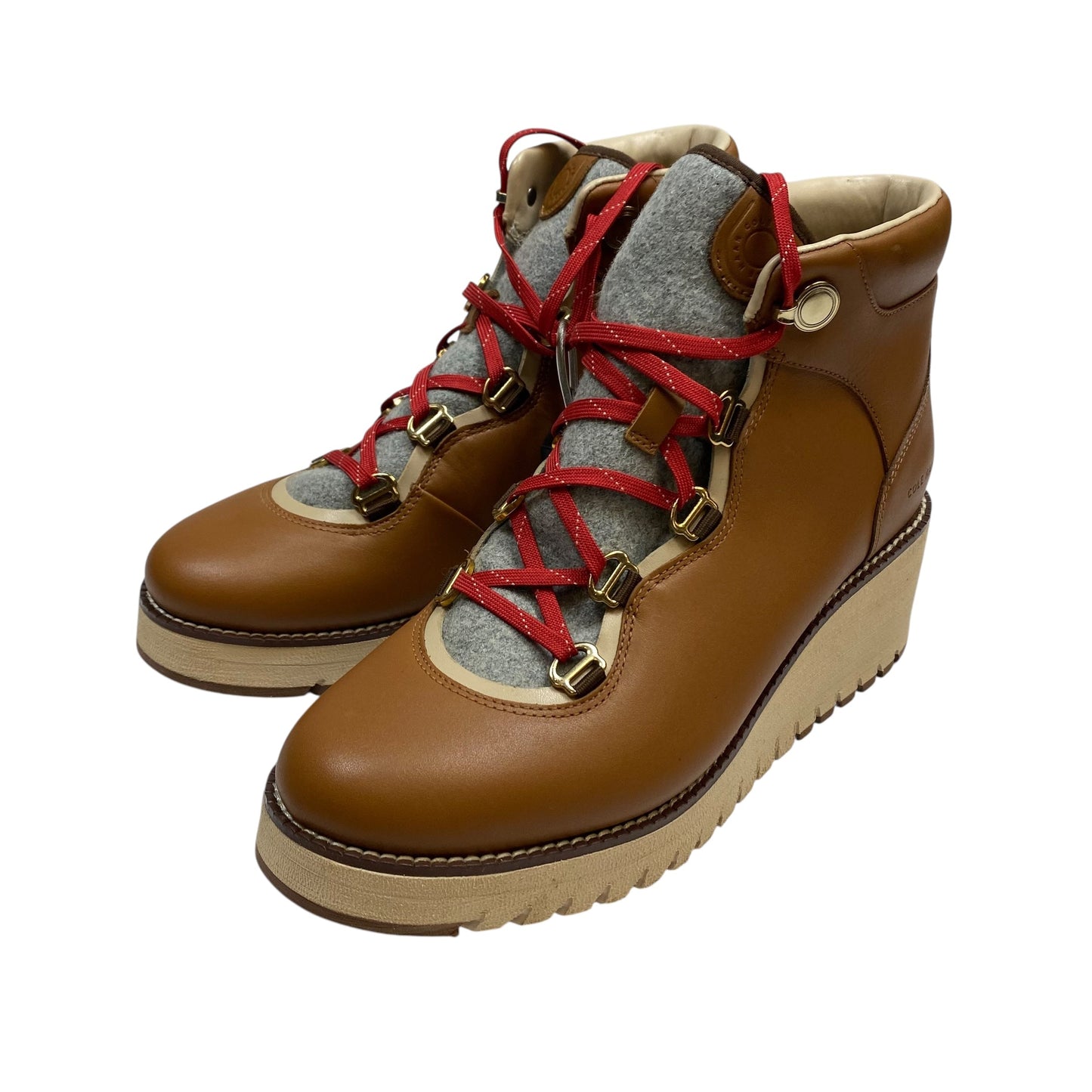 Boots Designer By Cole-Haan In Brown, Size:8.5