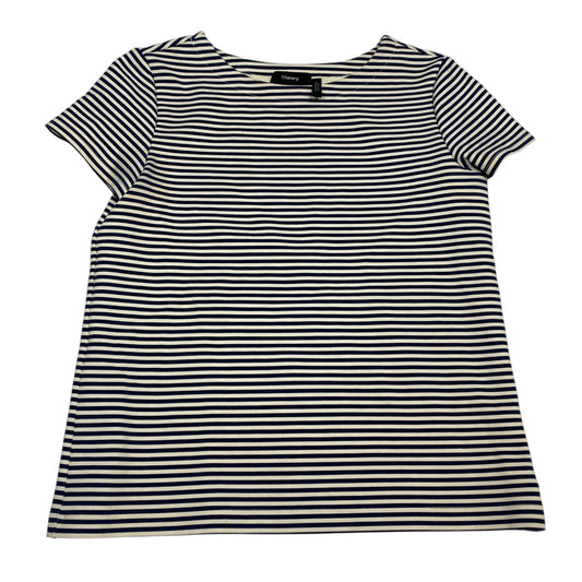 Top Ss By Theory In Blue & Cream, Size:S