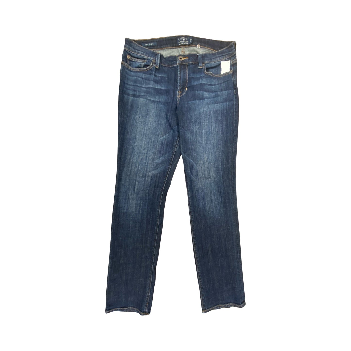 Jeans Straight By Lucky Brand In Blue, Size:12