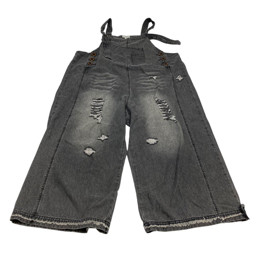 Overalls By Easel In Grey Denim, Size:M