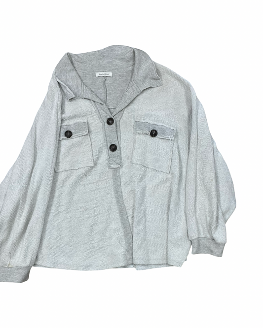 Top Ls By Bucketlist In Grey, Size:L