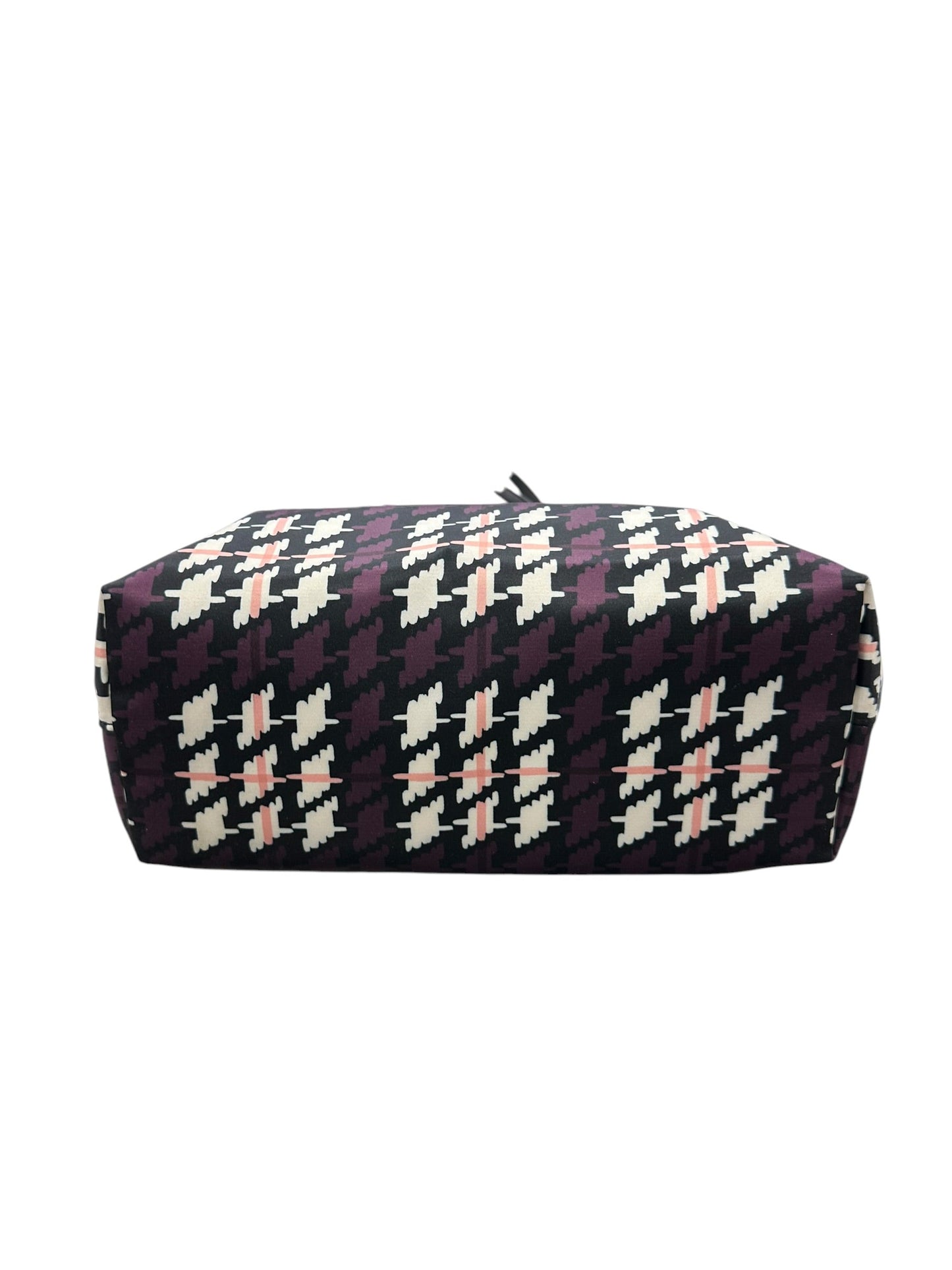 Tote Designer By Kate Spade In Purple & White, Size:Large