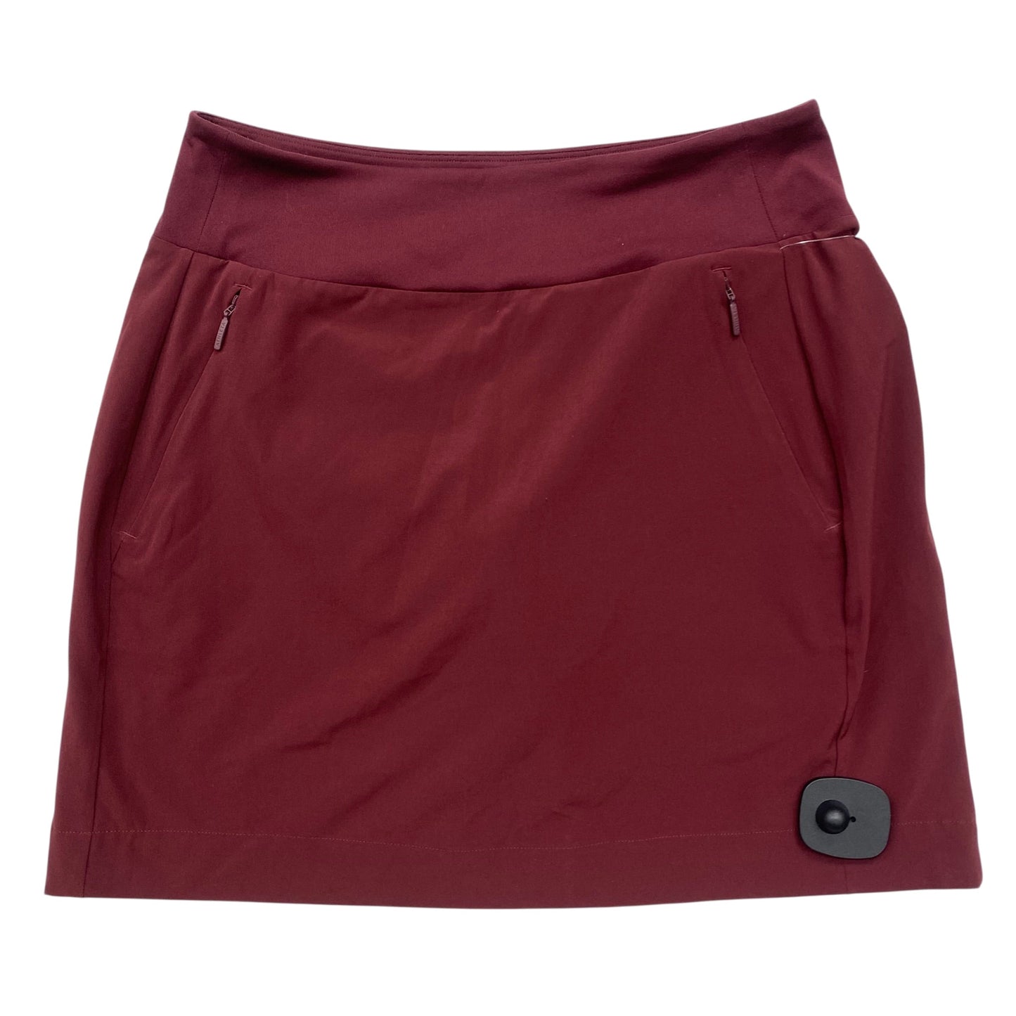 Athletic Skort By Athleta In Maroon, Size:4L
