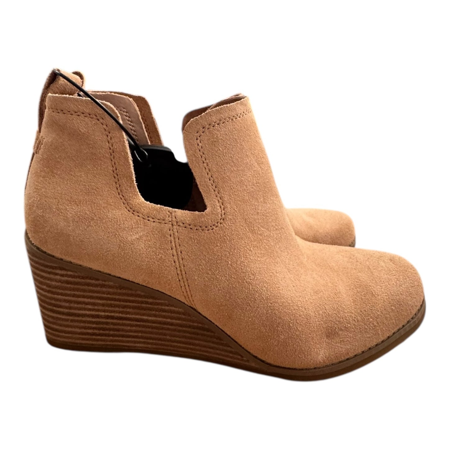 Boots Ankle Heels By Toms In Tan, Size:9