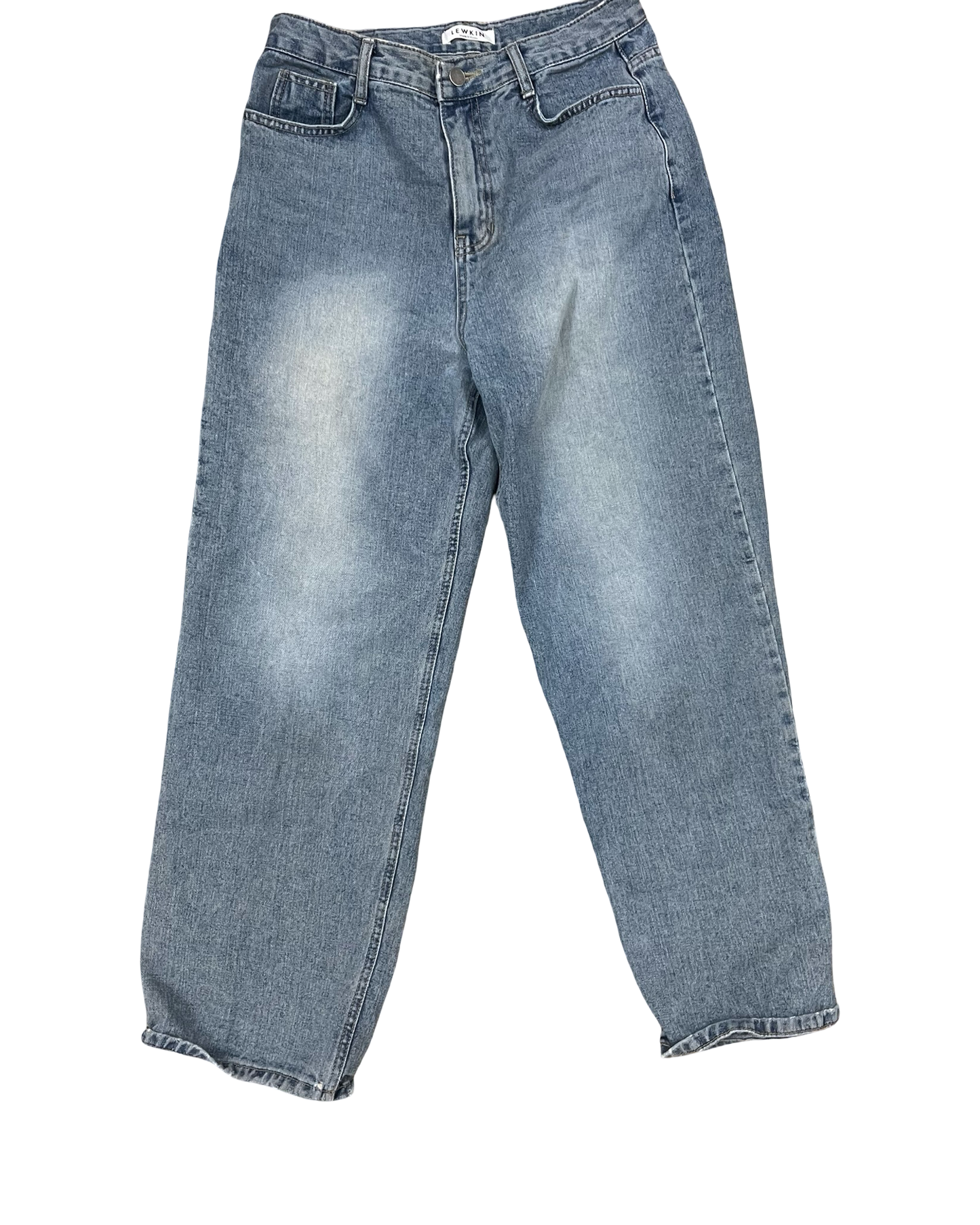 Jeans Straight By Clothes Mentor In Blue Denim, Size:M