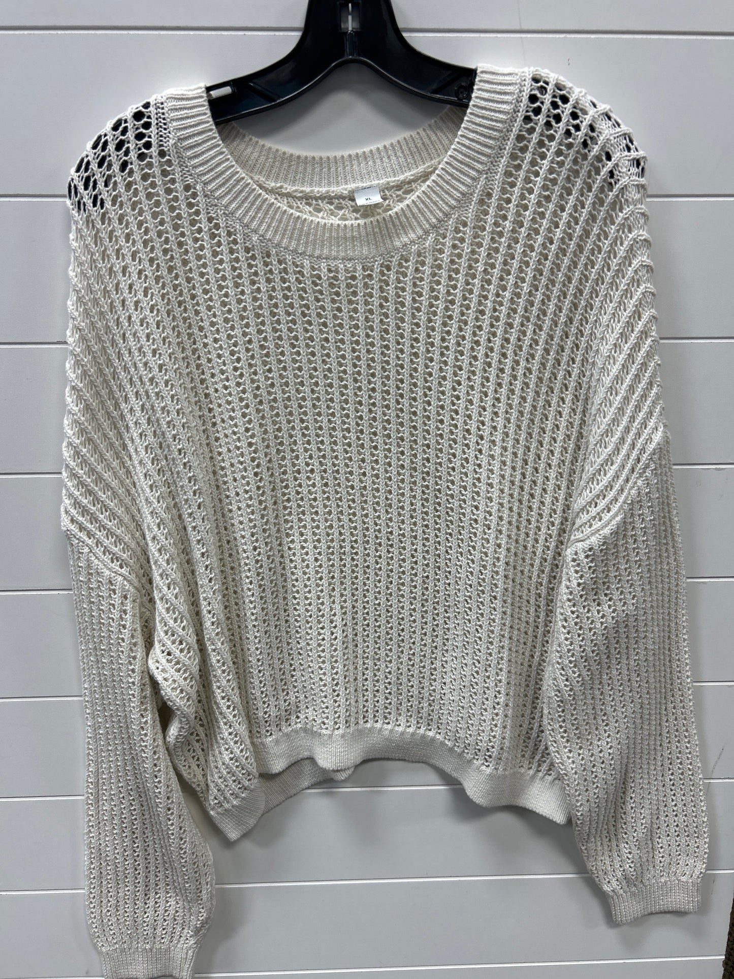 Top Ls By Old Navy In Cream, Size:Xl